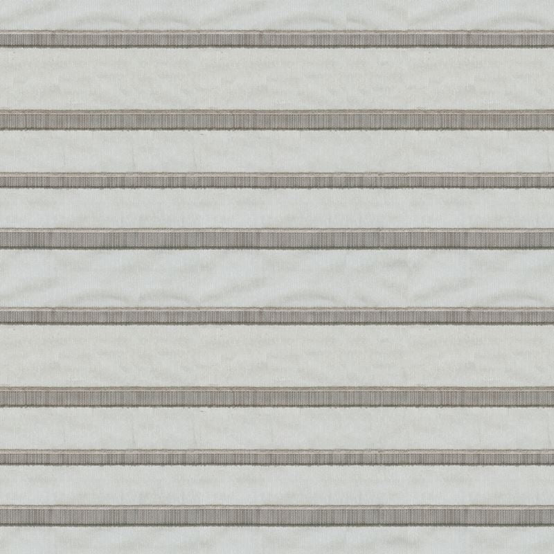 Sample 4503.11.0 White Drapery Stripes Fabric by Kravet Basics