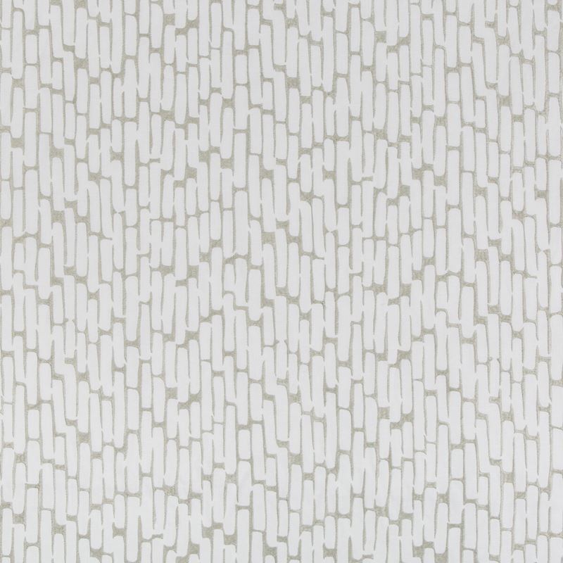 Sample 4552.16.0 Seahorn Sand White Drapery Contemporary Fabric by Kravet Basics