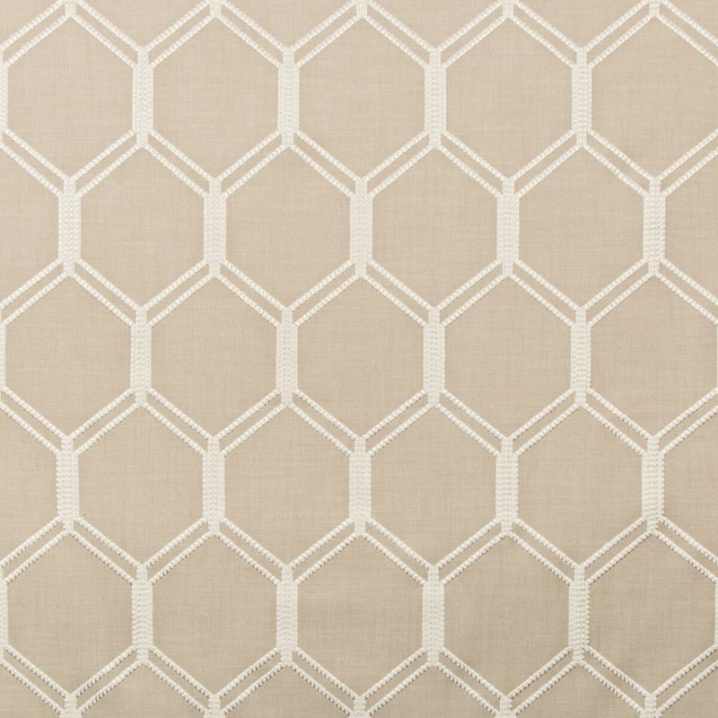 Sample 4686.16.0 Kravet Basics Beige Geometric Kravet Basics Fabric