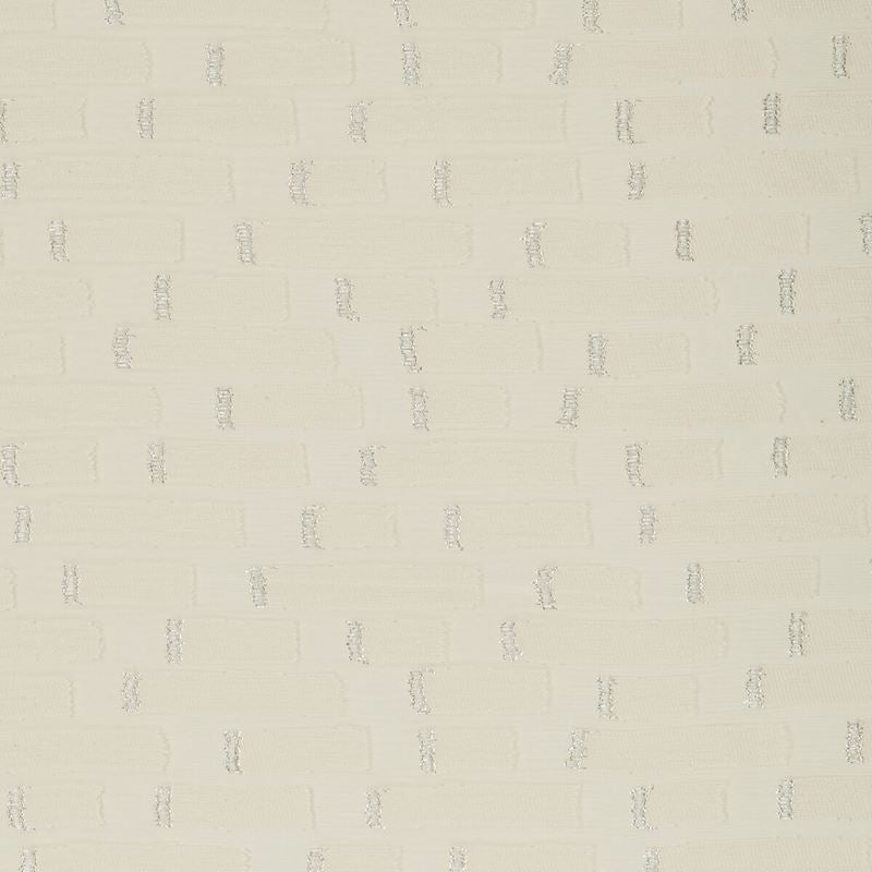 Sample 4690.1.0 White Modern/Contemporary Kravet Basics Fabric
