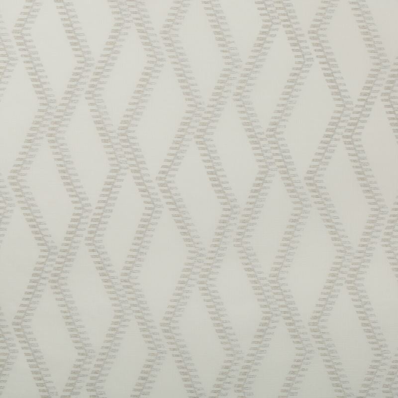 Sample 4695.106.0 Kravet Basics White Geometric Kravet Basics Fabric