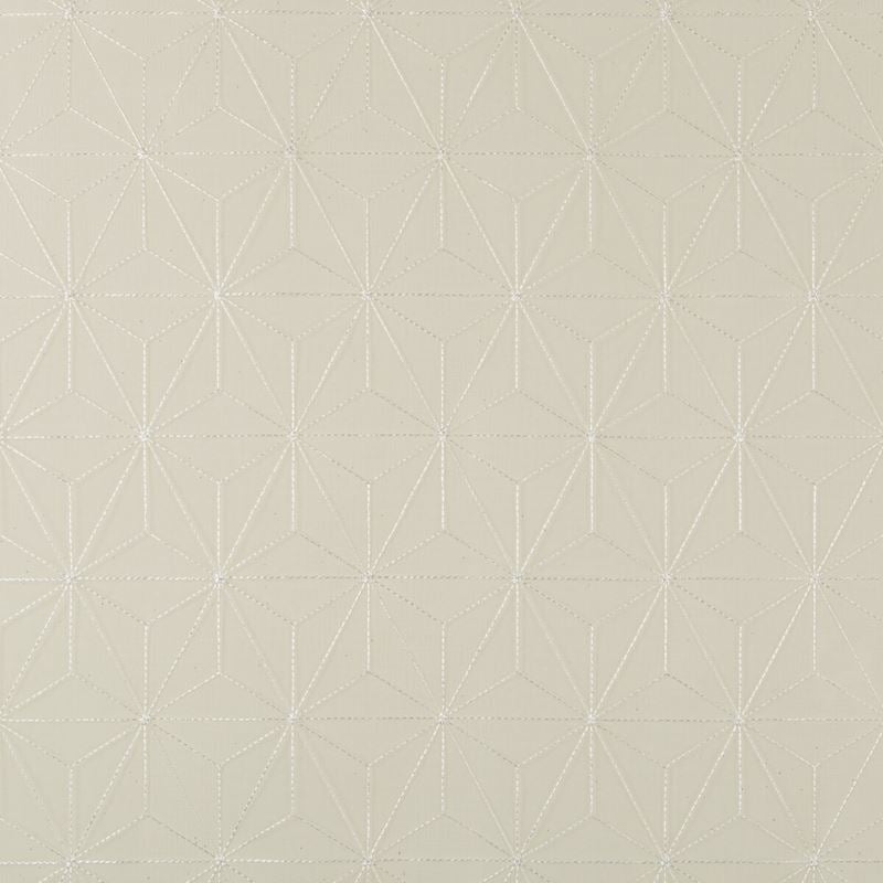 Sample 4697.101.0 Kravet Basics White Geometric Kravet Basics Fabric