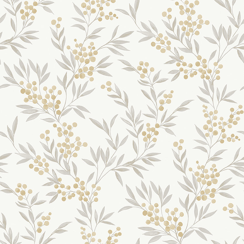 Purchase 4713 | Forest Berries, Ochre And Ivory - Schumacher Wallpaper