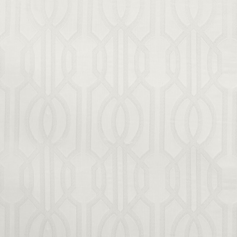 Sample 4765.101.0 Kravet Basics White Geometric Kravet Basics Fabric