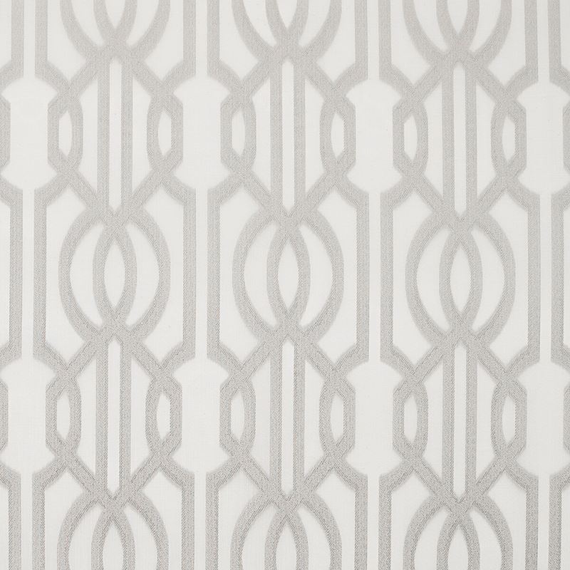Sample 4765.11.0 Kravet Basics White Geometric Kravet Basics Fabric