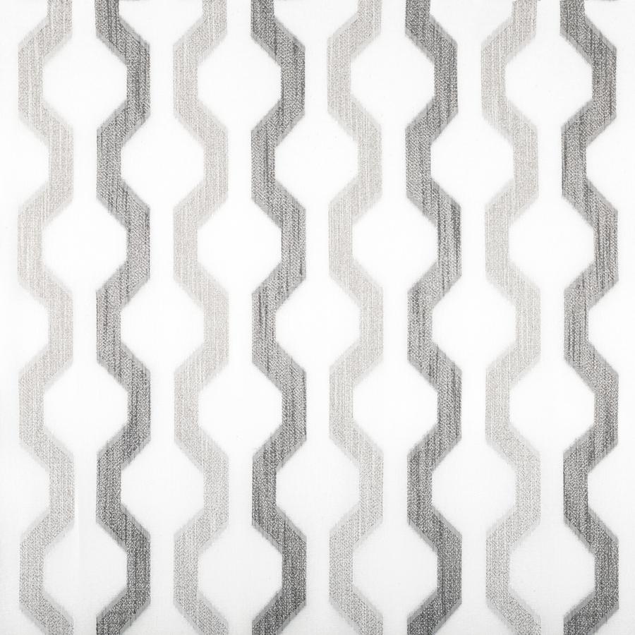 Sample 4826.11.0 Elevated White Geometric Kravet Contract Fabric