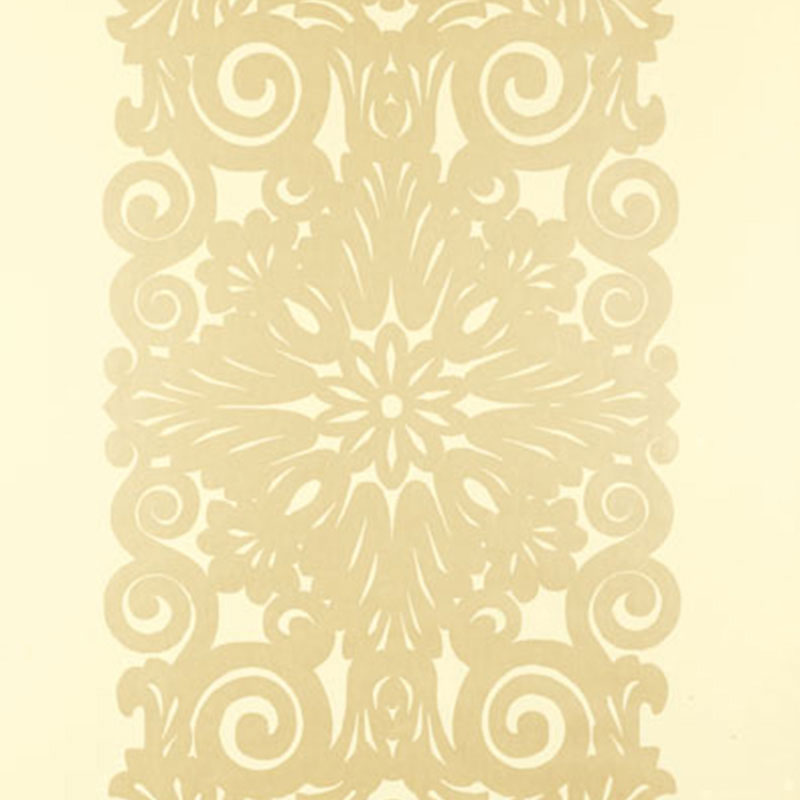 Purchase 5003203 | Graphic Panel Stripe, Champagne Shimmer - Schumacher Wallpaper