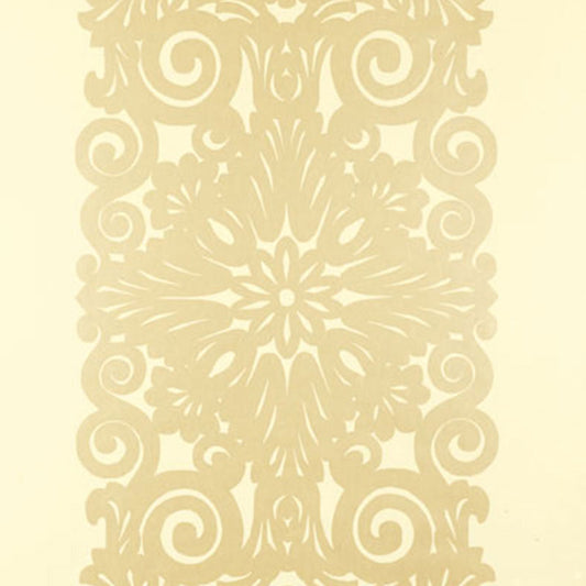 Purchase 5003203 | Graphic Panel Stripe, Champagne Shimmer - Schumacher Wallpaper