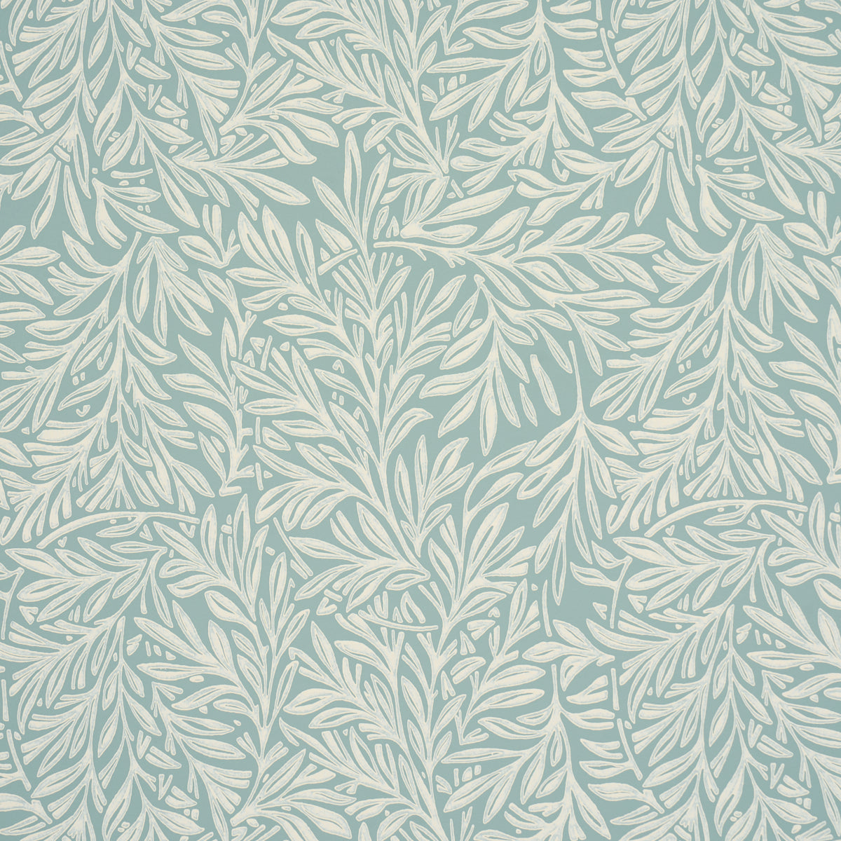 Purchase 5004139 | Willow Leaf, Aqua - Schumacher Wallpaper