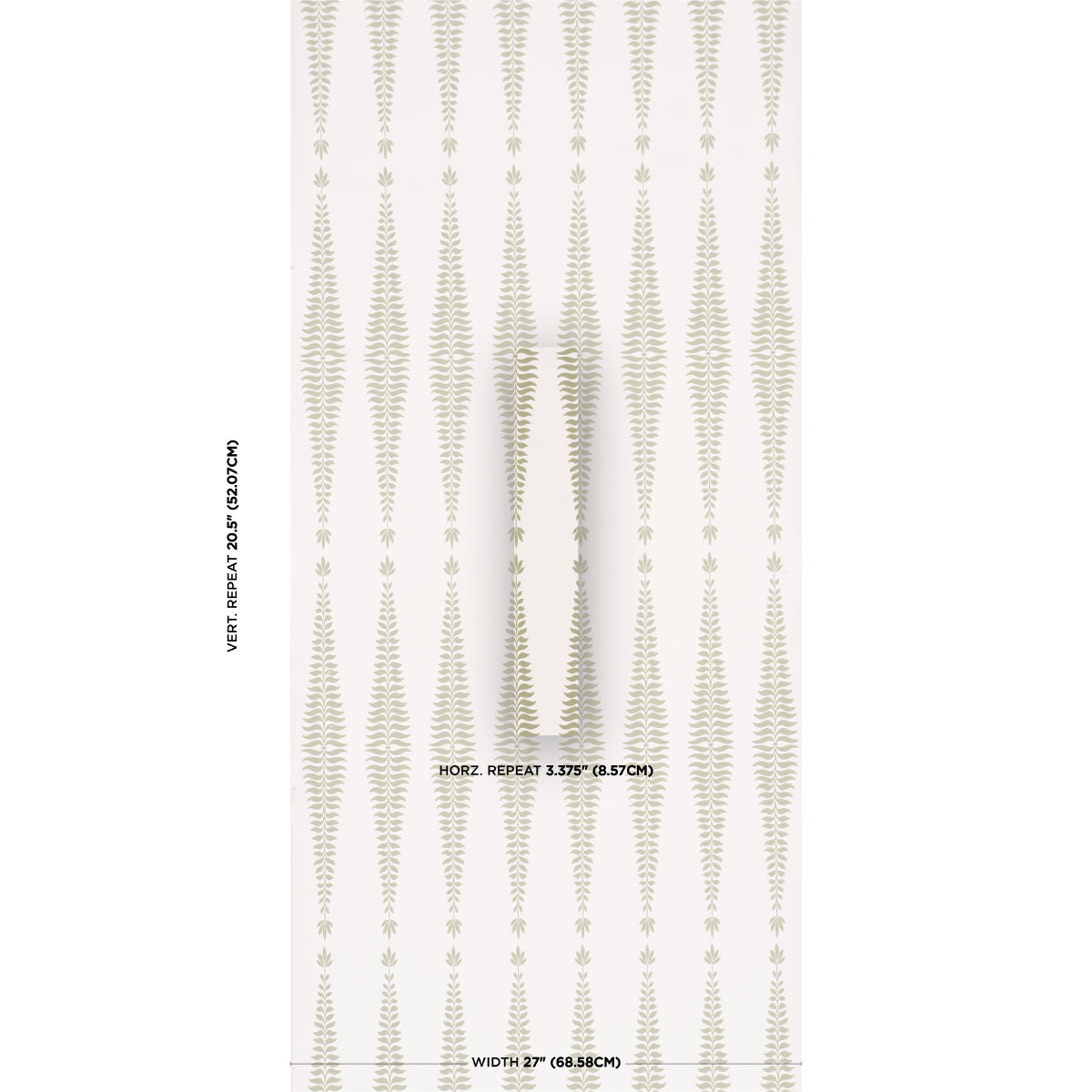 Purchase 5005076 | Fern Tree, Sage - Schumacher Wallpaper