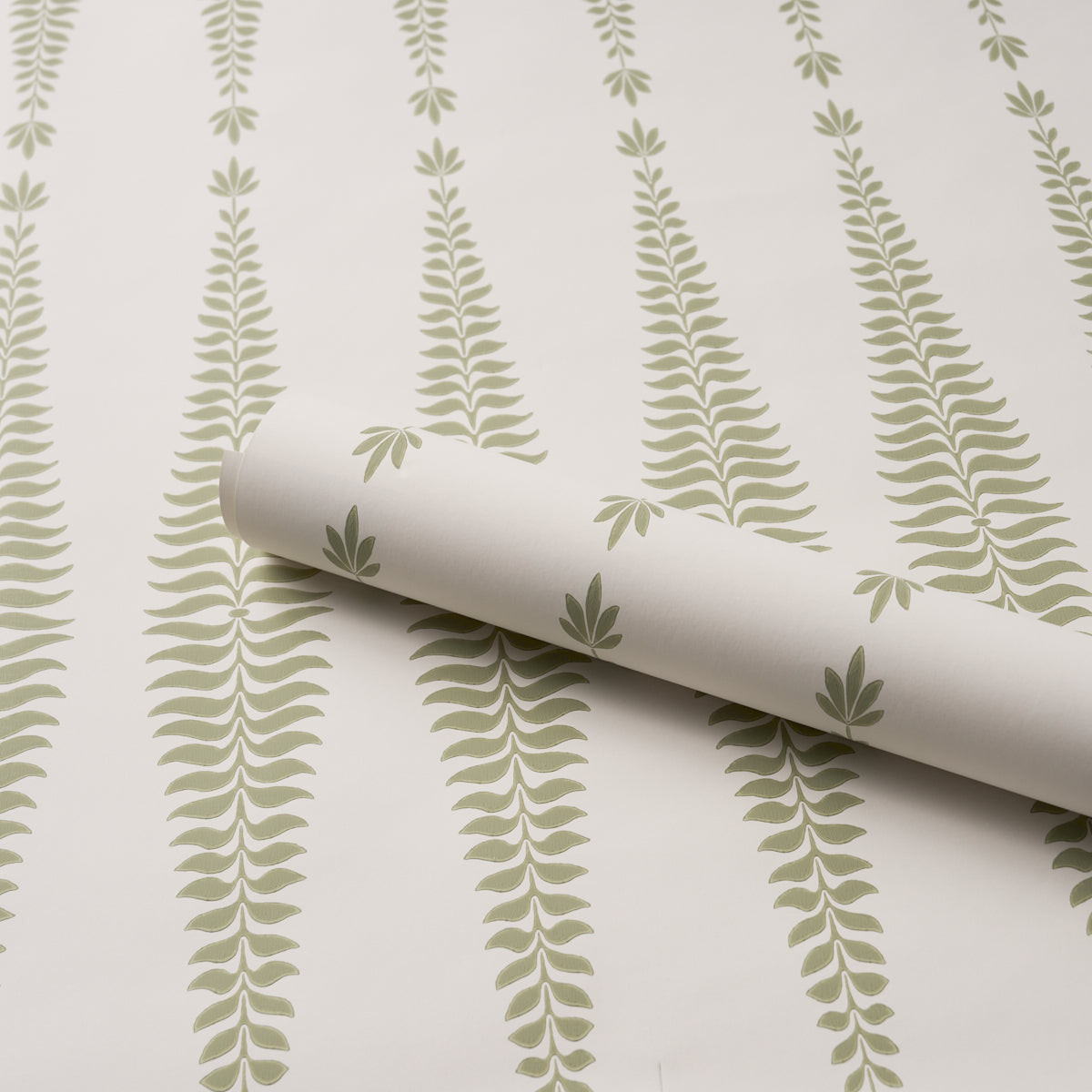 Purchase 5005076 | Fern Tree, Sage - Schumacher Wallpaper