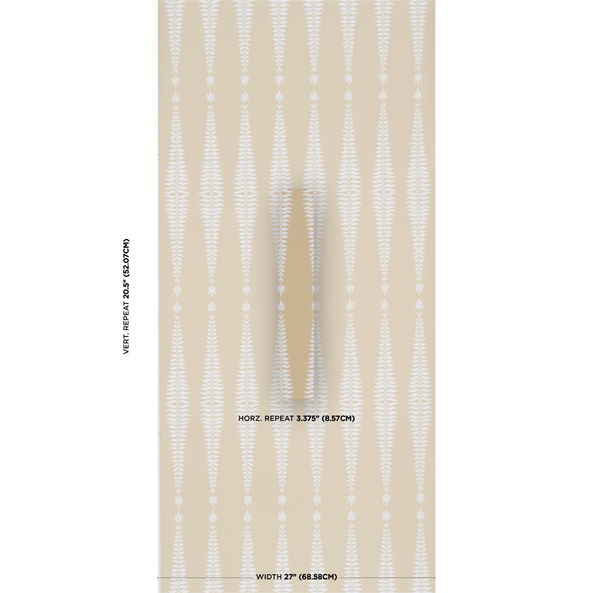 Purchase 5005078 | Fern Tree, Ochre - Schumacher Wallpaper