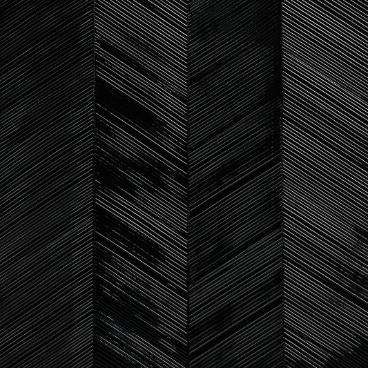 Purchase 5005655 | Chevron Texture, Onyx - Schumacher Wallpaper