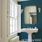Purchase 5006406 | Zen Bamboo, Aegean - Schumacher Wallpaper