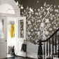 Purchase 5007129 | Chinois Palais Panel, Chocolate - Schumacher Wallpaper