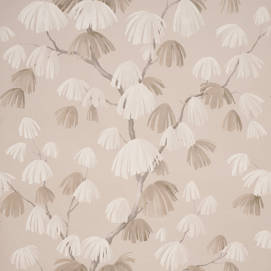 Purchase 5008334 | Weeping Pine, Taupe - Schumacher Wallpaper