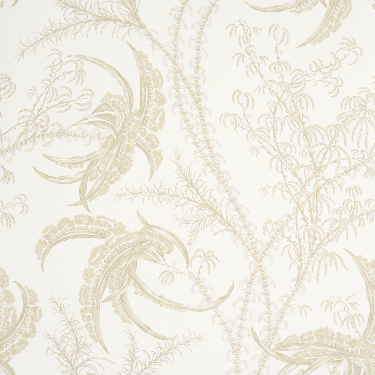 Purchase 5008722 | Ocean Toile, Sand - Schumacher Wallpaper