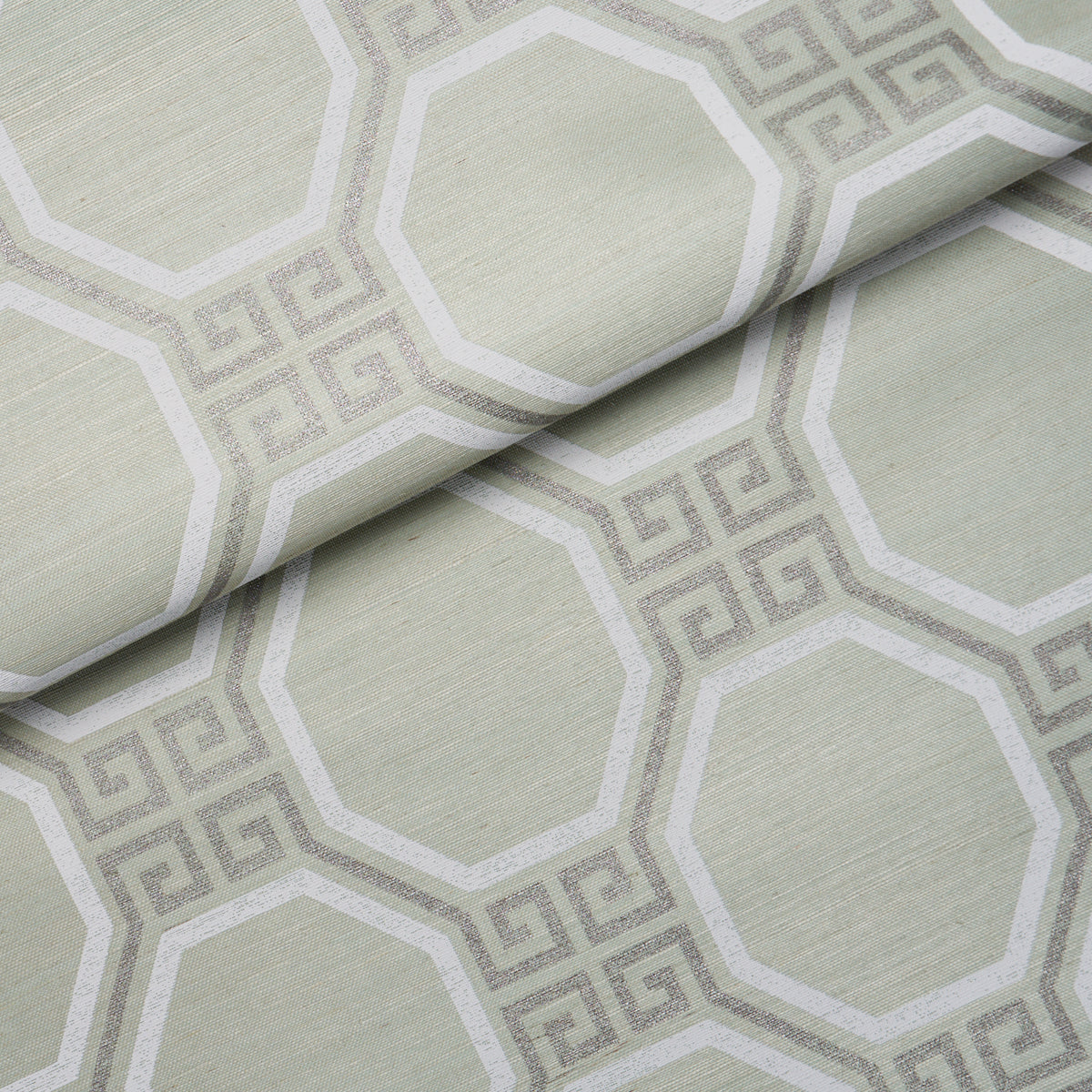 Purchase 5008936 | Octavia Sisal, Mint - Schumacher Wallpaper