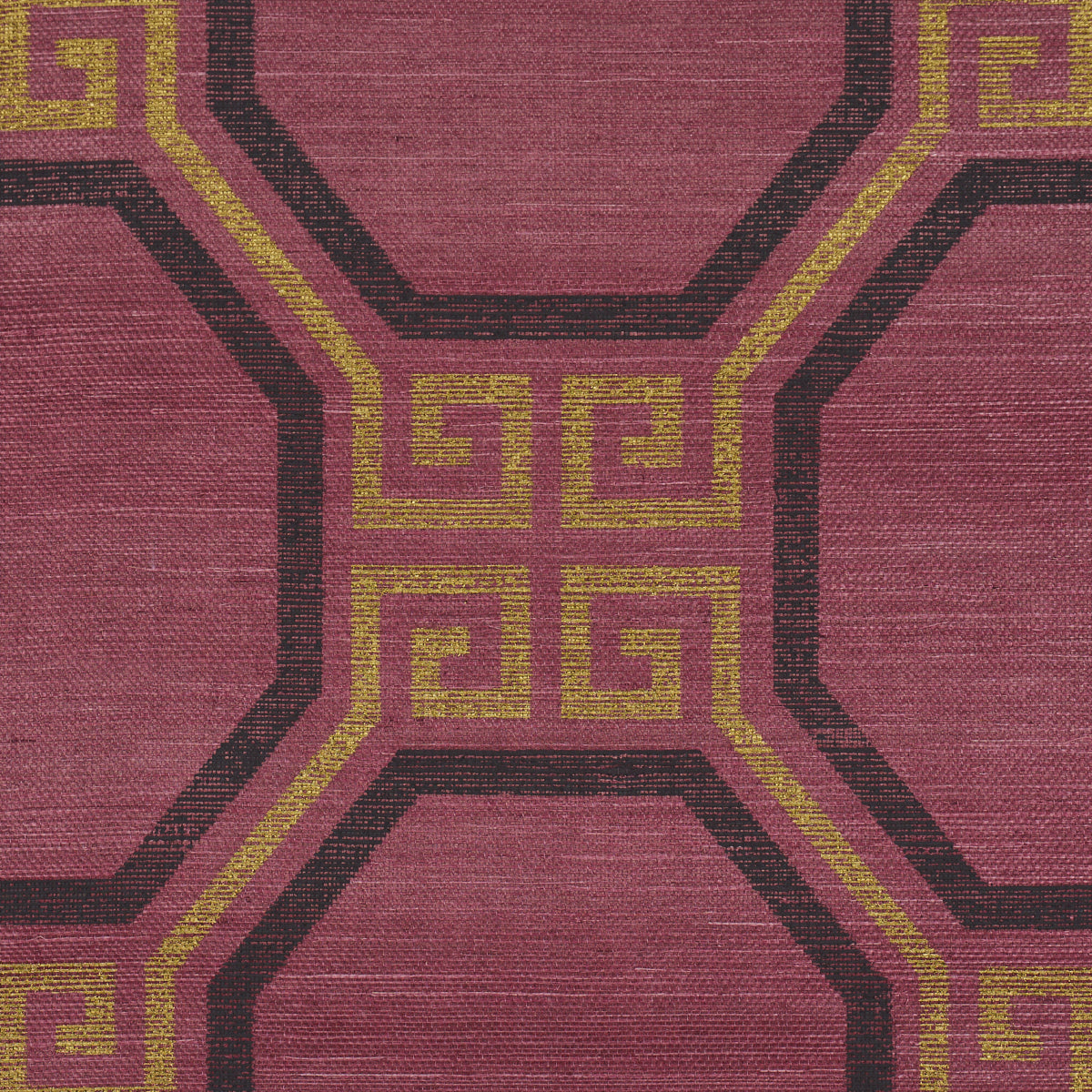 Purchase 5008937 | Octavia Sisal, Golden Plum - Schumacher Wallpaper