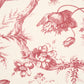 Purchase 5009122 | Toile De Fleurs, Rouge - Schumacher Wallpaper