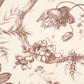 Purchase 5009124 | Toile De Fleurs, Fawn - Schumacher Wallpaper