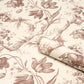 Purchase 5009124 | Toile De Fleurs, Fawn - Schumacher Wallpaper