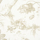 Purchase 5009125 | Toile De Fleurs, Birch - Schumacher Wallpaper