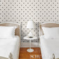 Purchase 5009602 | Stargaze, Black & Cream - Schumacher Wallpaper
