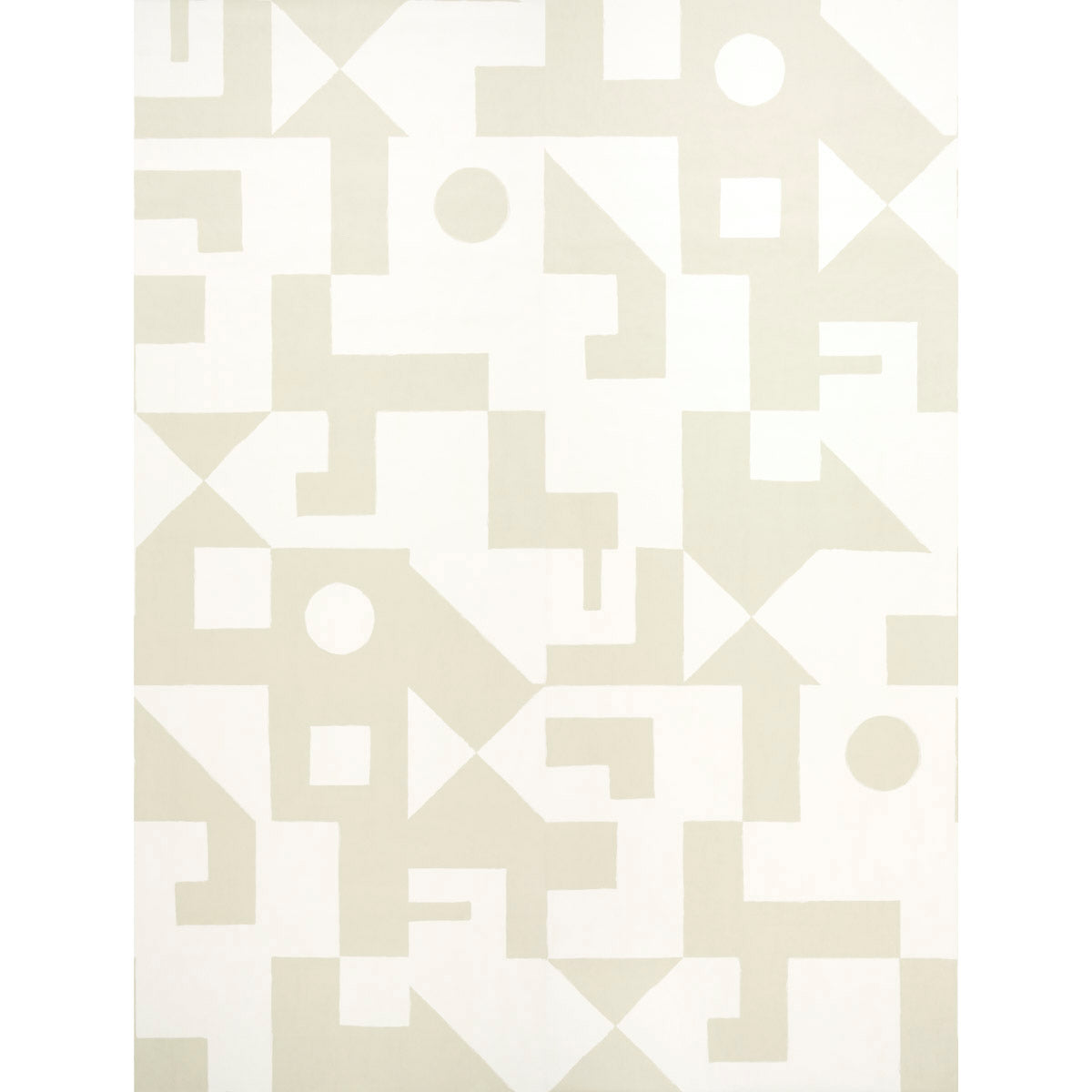 Purchase 5009693 | Binary Panel Set, Natural - Schumacher Wallpaper