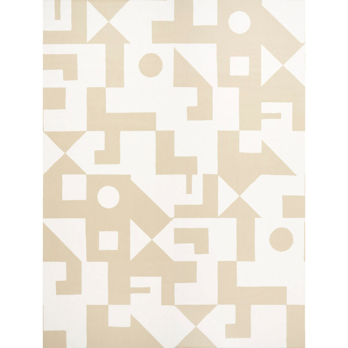 Purchase 5009694 | Binary Panel Set, Camel - Schumacher Wallpaper