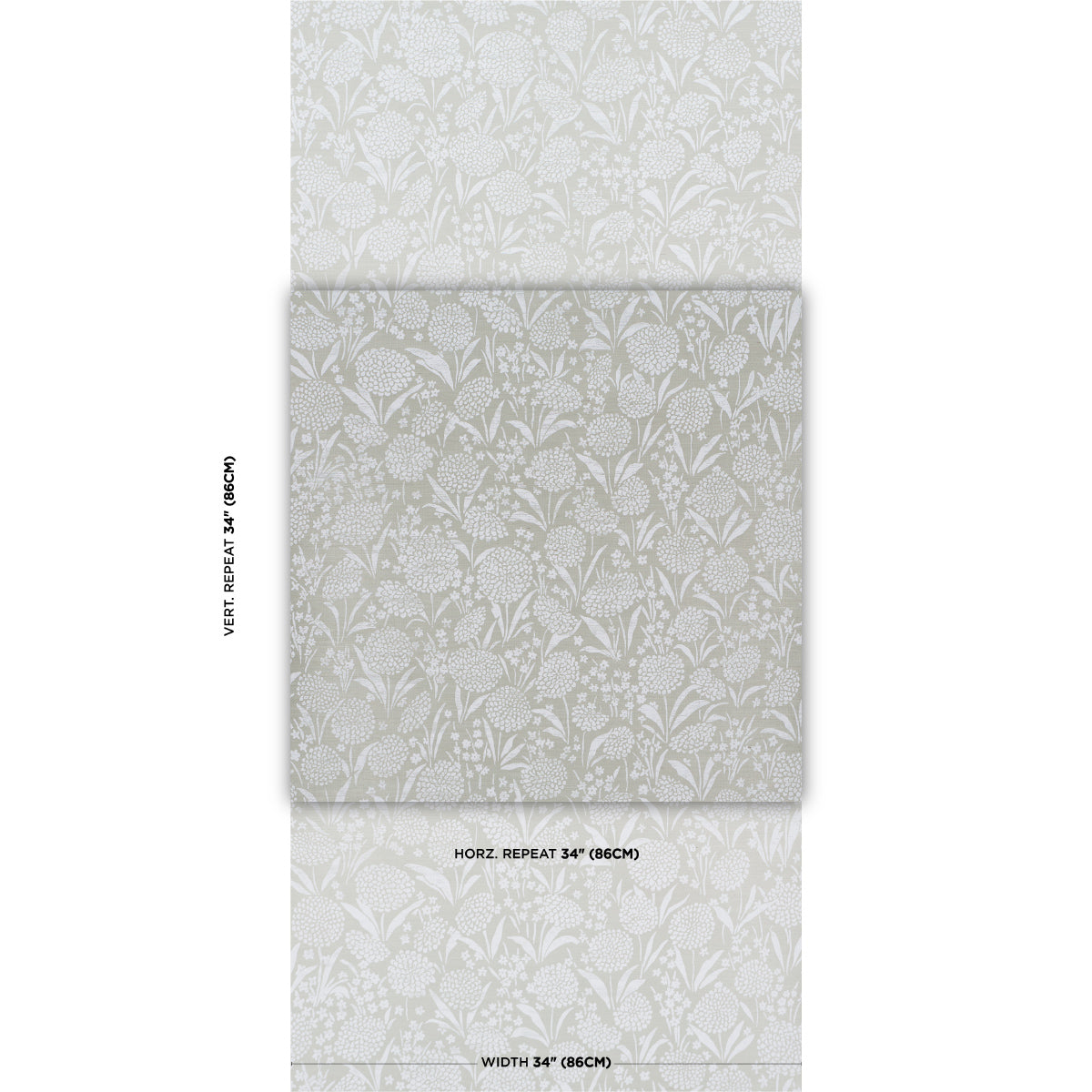 Purchase 5009783 | Chrysanthemum Sisal, Seaglass - Schumacher Wallpaper