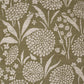 Purchase 5009784 | Chrysanthemum Sisal, Juniper - Schumacher Wallpaper