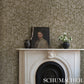 Purchase 5009784 | Chrysanthemum Sisal, Juniper - Schumacher Wallpaper