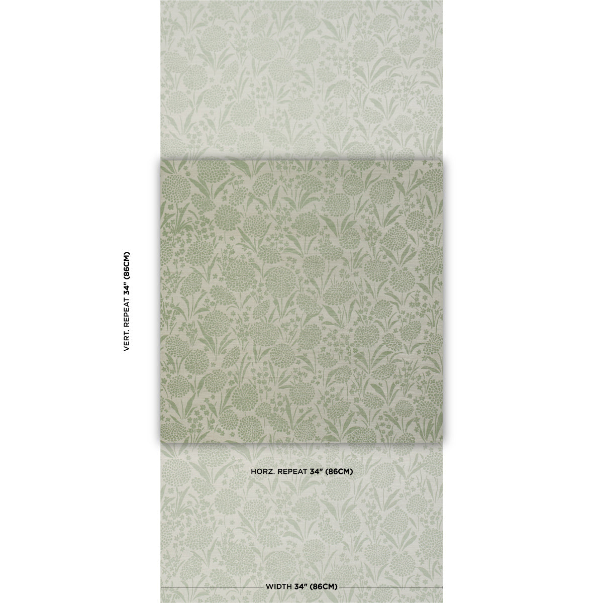 Purchase 5009785 | Chrysanthemum Sisal, Willow - Schumacher Wallpaper