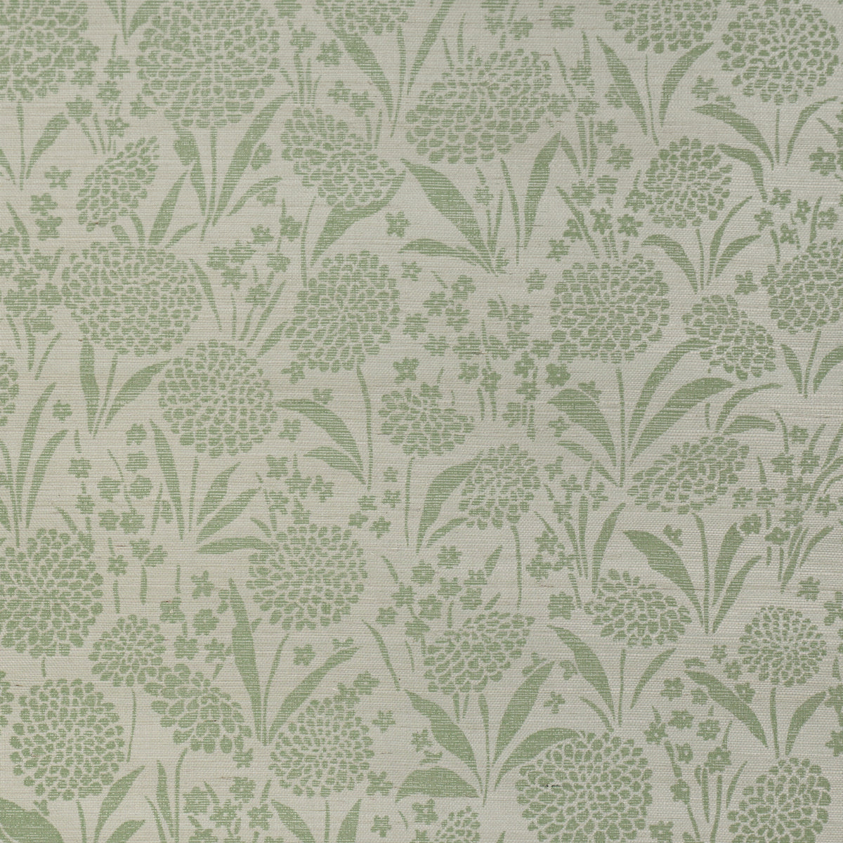 Purchase 5009785 | Chrysanthemum Sisal, Willow - Schumacher Wallpaper