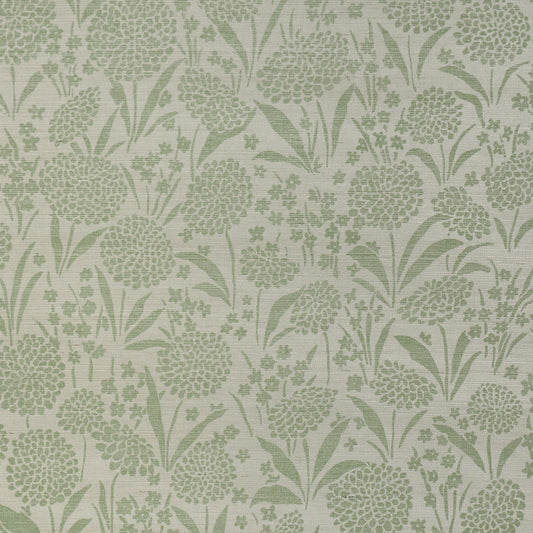 Purchase 5009785 | Chrysanthemum Sisal, Willow - Schumacher Wallpaper