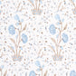 Purchase 5009956 | Khilana Floral, Sky - Schumacher Wallpaper