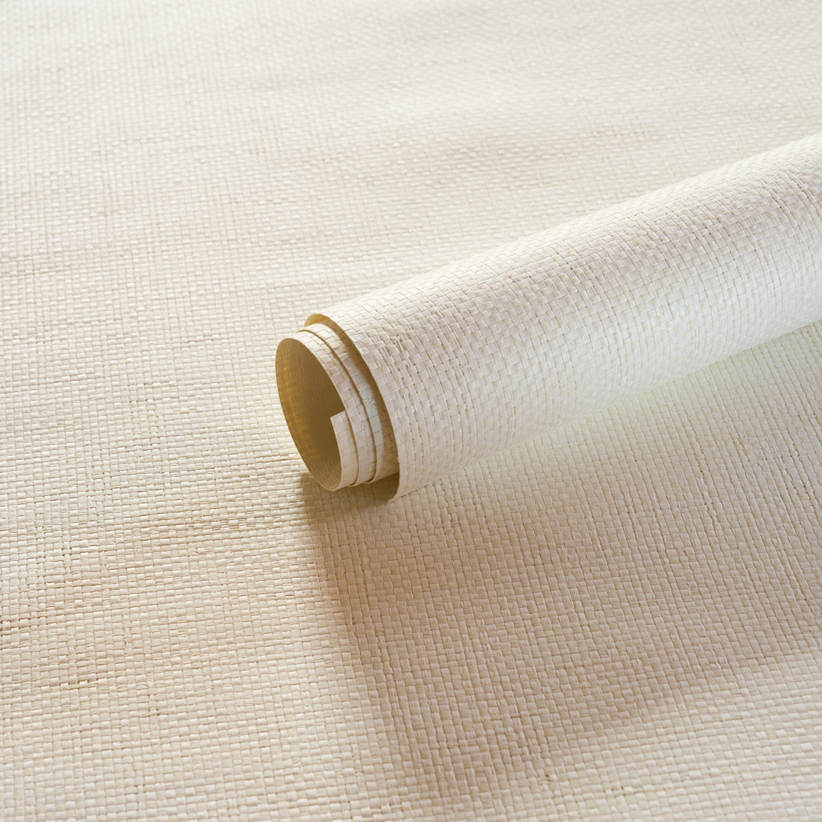 Purchase 5010295 | Tonal Paperweave, White - Schumacher Wallpaper