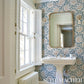 Purchase 5010374 | Jackie, Indigo - Schumacher Wallpaper