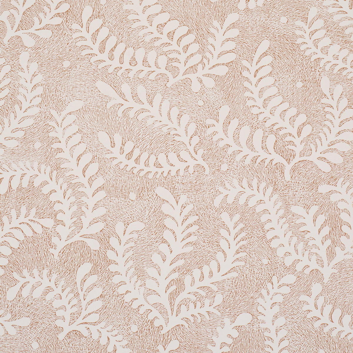 Purchase 5010385 | Etched Fern, Brown - Schumacher Wallpaper