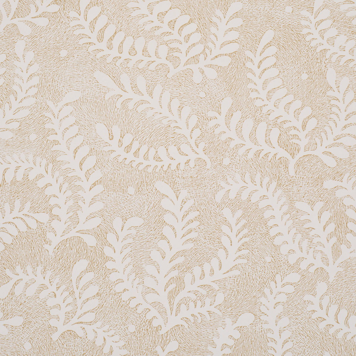 Purchase 5010386 | Etched Fern, Ochre - Schumacher Wallpaper