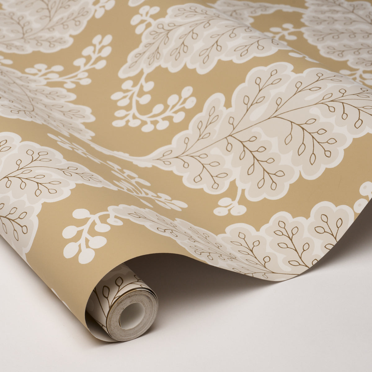 Purchase 5010393 | Estelle, Ochre - Schumacher Wallpaper