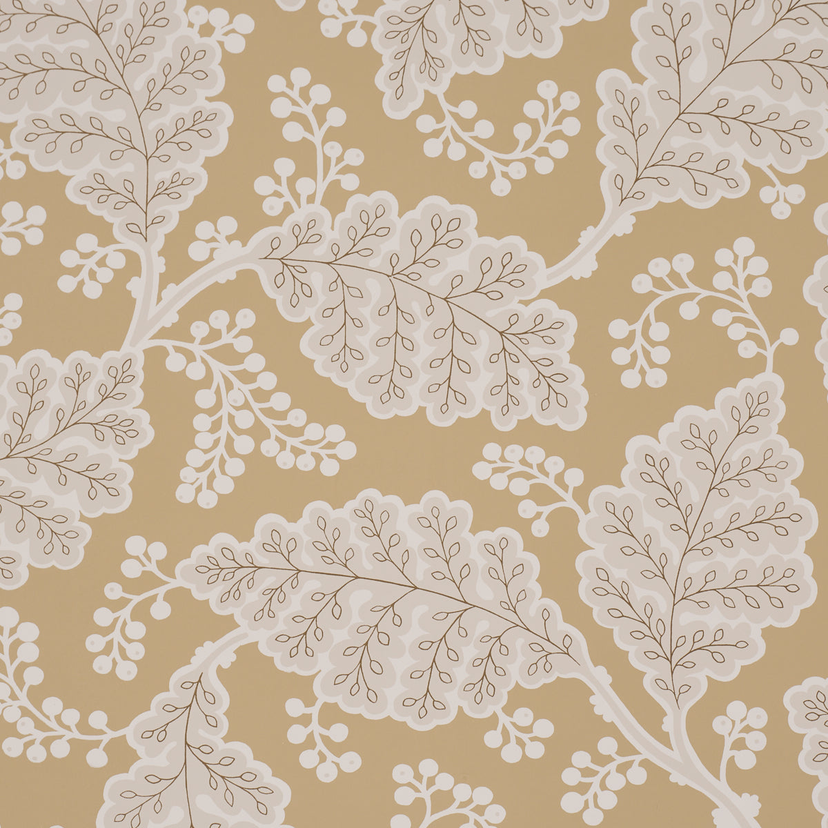 Purchase 5010393 | Estelle, Ochre - Schumacher Wallpaper