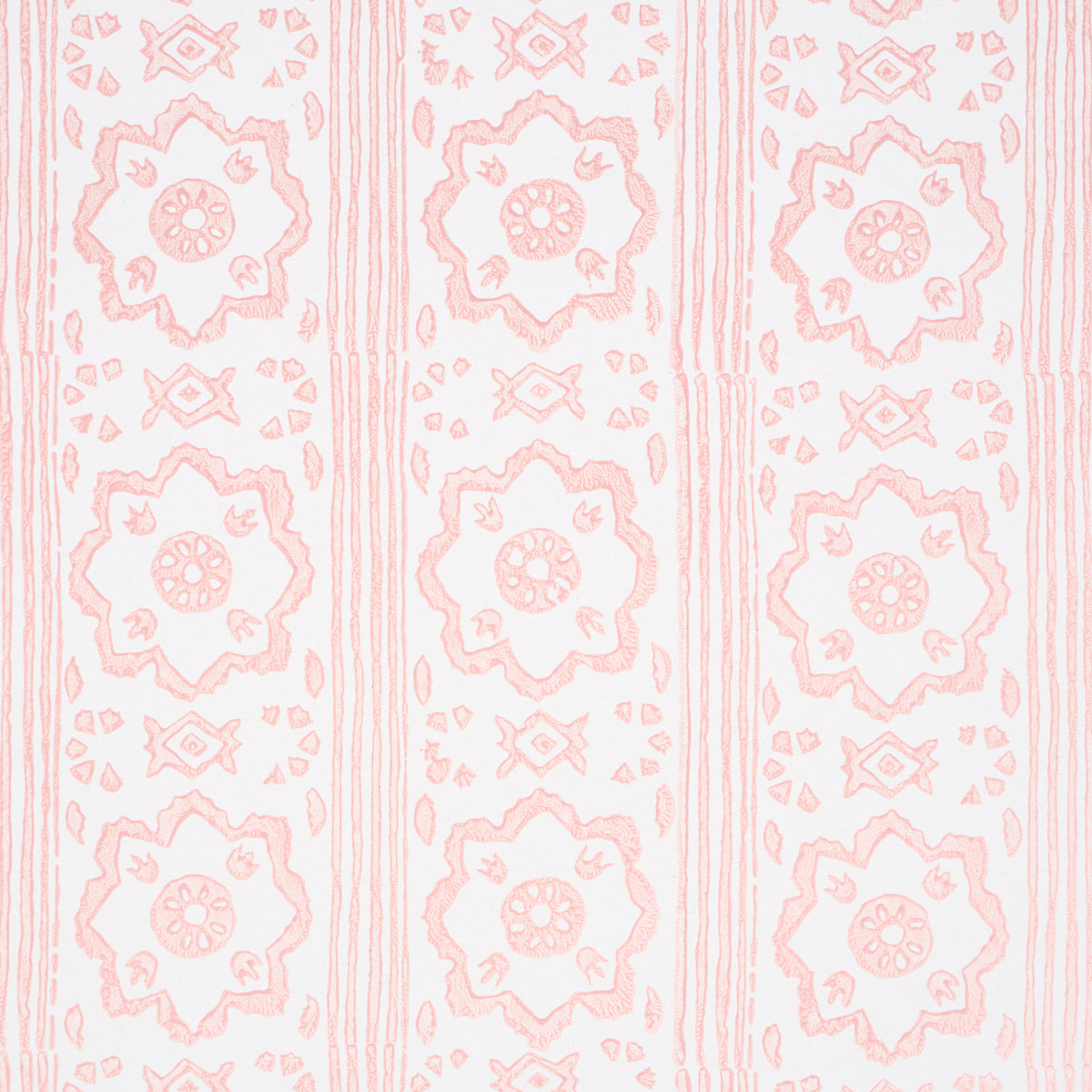 Purchase 5011224 | Sunda Hand Blocked Print, Blush - Schumacher Wallpaper