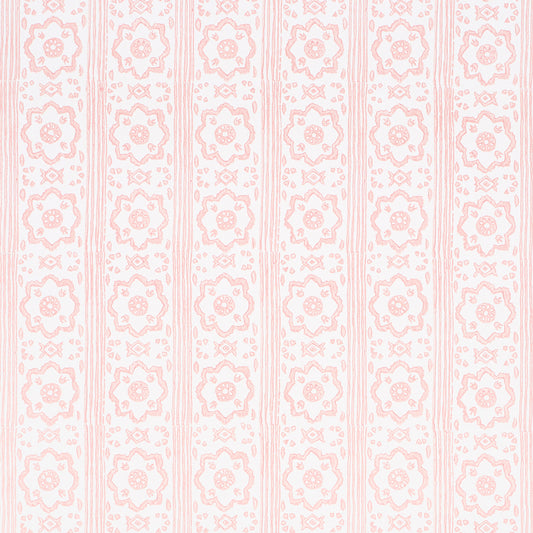 Purchase 5011224 | Sunda Hand Blocked Print, Blush - Schumacher Wallpaper