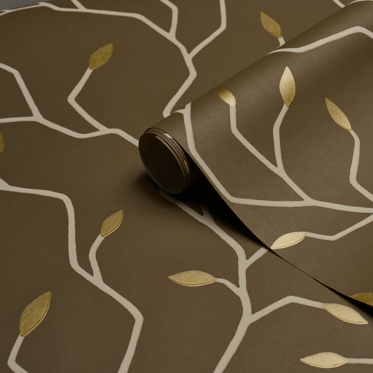 Purchase 5011385 | Cymbeline, Chocolate - Schumacher Wallpaper