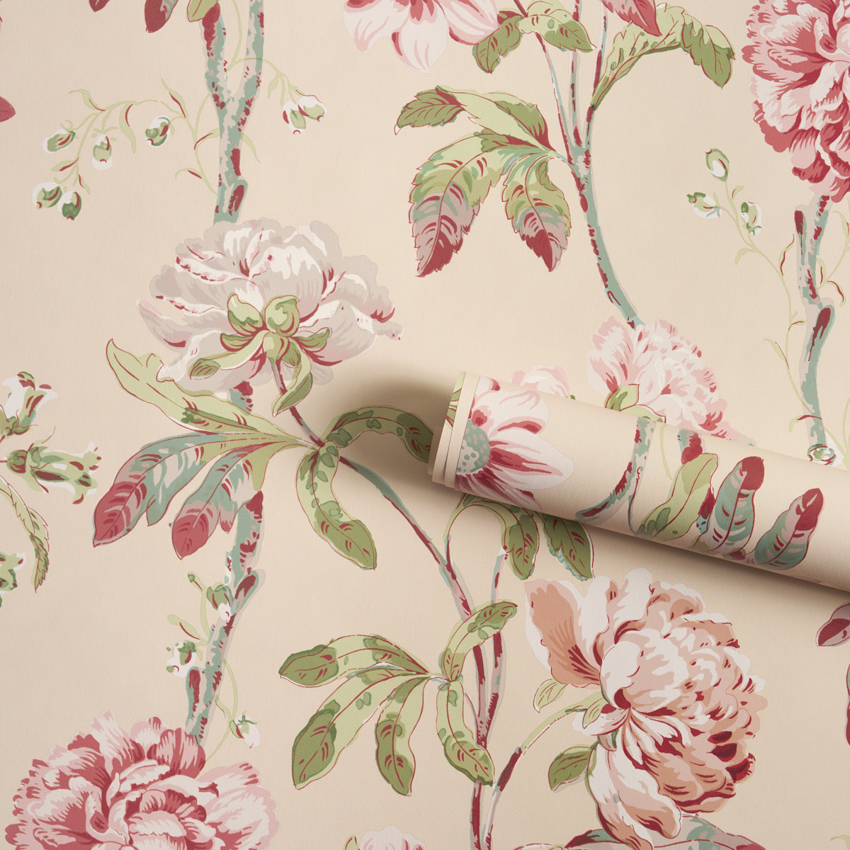 Purchase 5011404 | Daydream, Pink - Schumacher Wallpaper