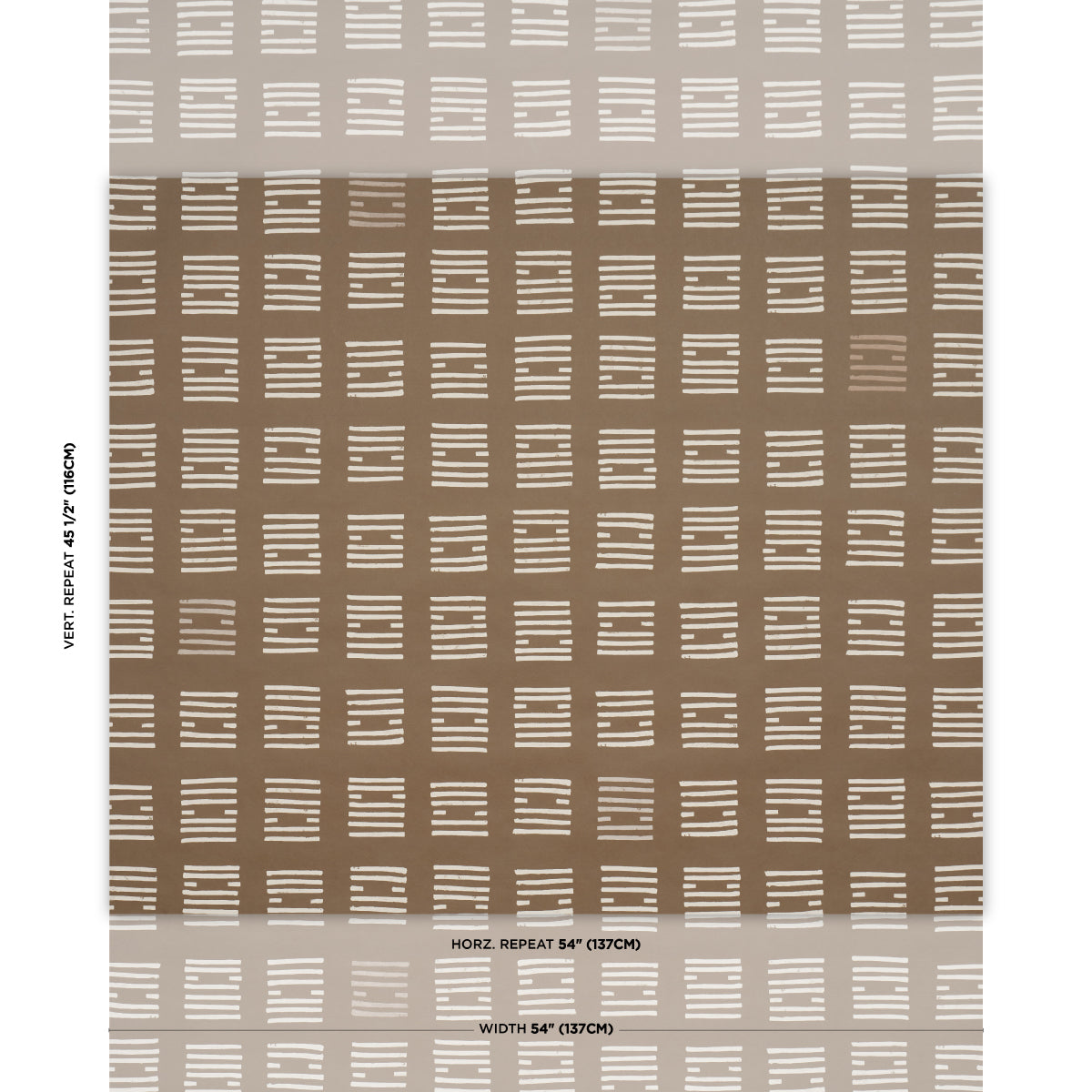 Purchase 5011824 | Tiasquam, Brown - Schumacher Wallpaper