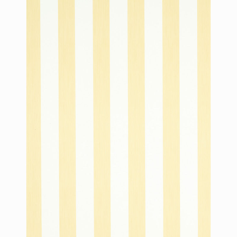 Purchase 5011910 | Edwin Stripe Wide, Buttercup - Schumacher Wallpaper