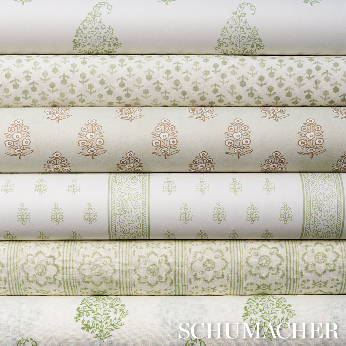 Purchase 5011934 | Aditi, Sage - Schumacher Wallpaper